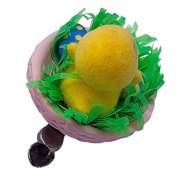 1993 Hallmark Keepsake Easter Collection Li'l Peeper Clip-on Ornament in Box - Picture 6 of 6